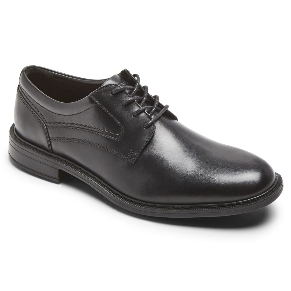 Rockport Mens Oxfords Black - Parsons Plain Toe - UK 721-CASRYF